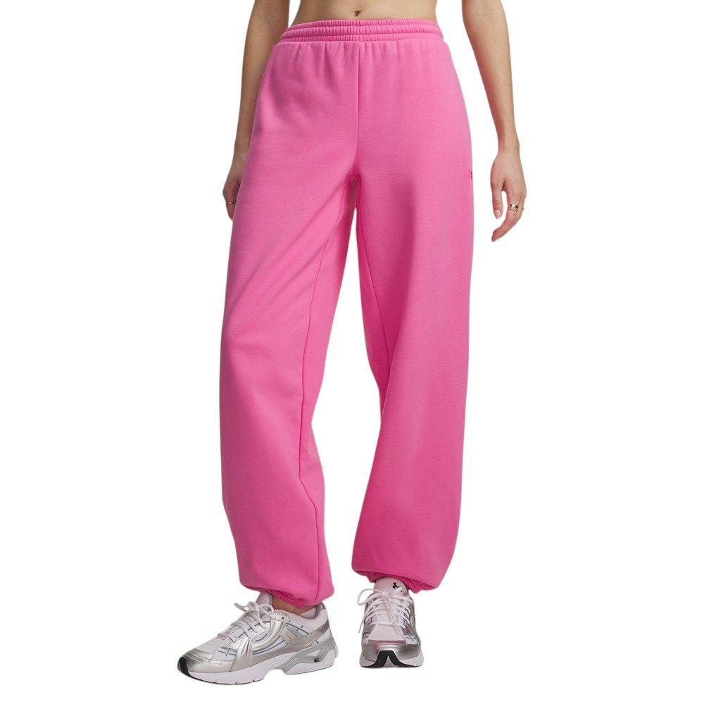 Under Armour Women's Icon Fleece Reinvented Gym Pants - Pink - PINK